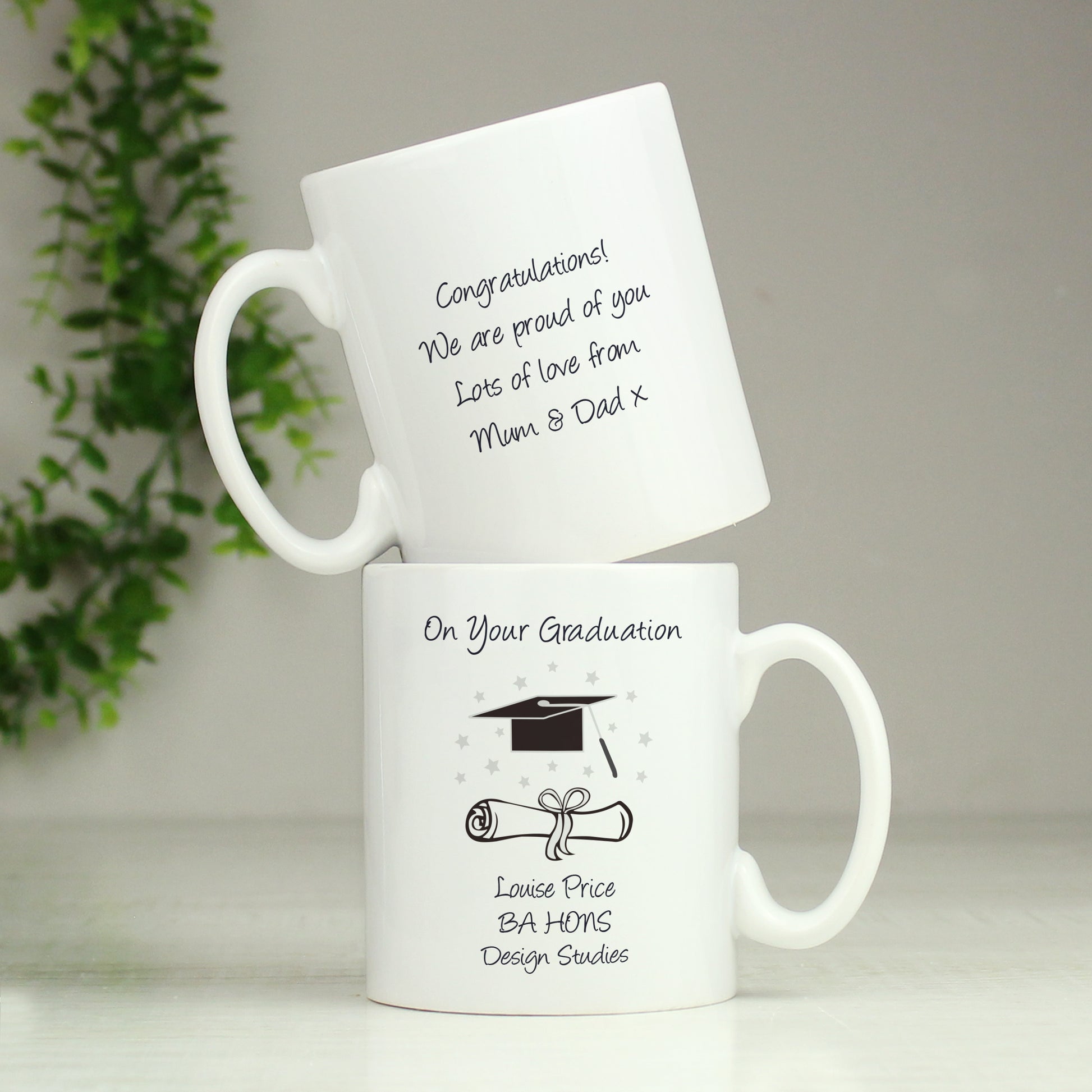 Personalised Graduation Mug from Heartfelt Gifts
