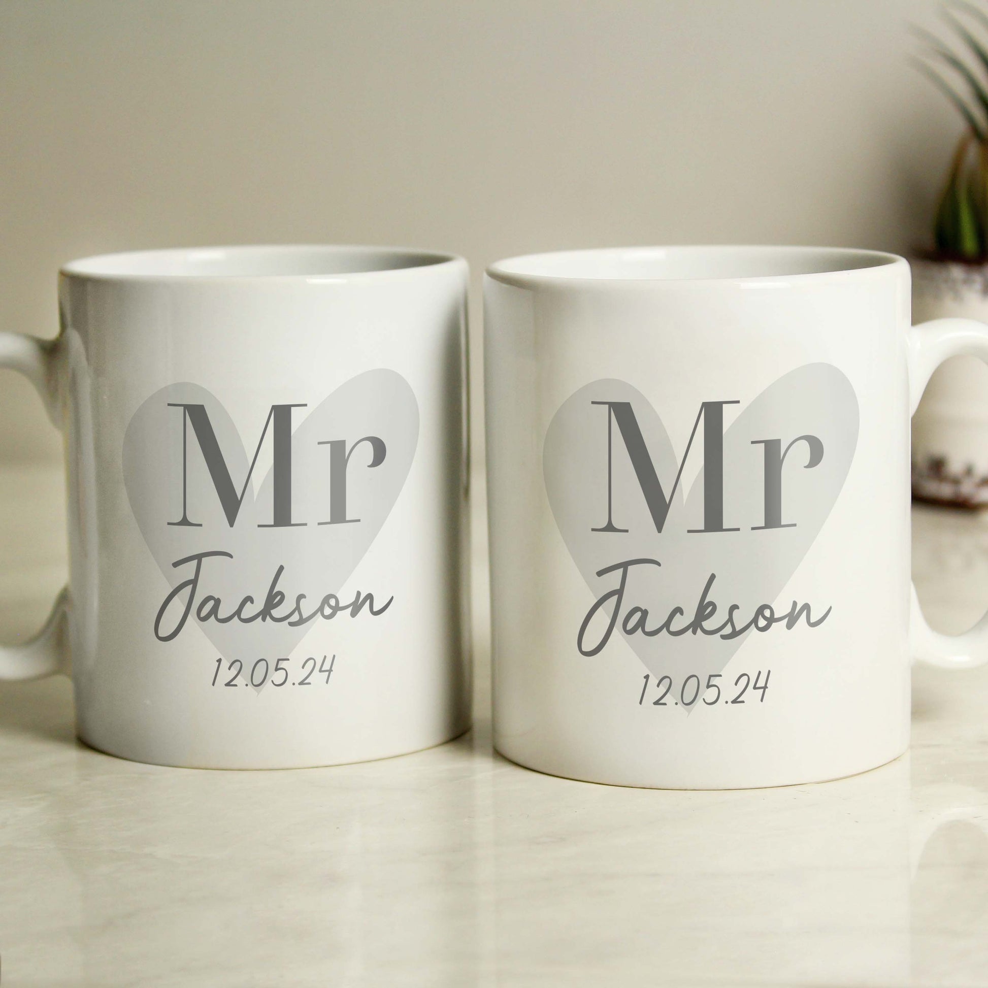Personalised Couples Mug Set from Heartfelt Gifts