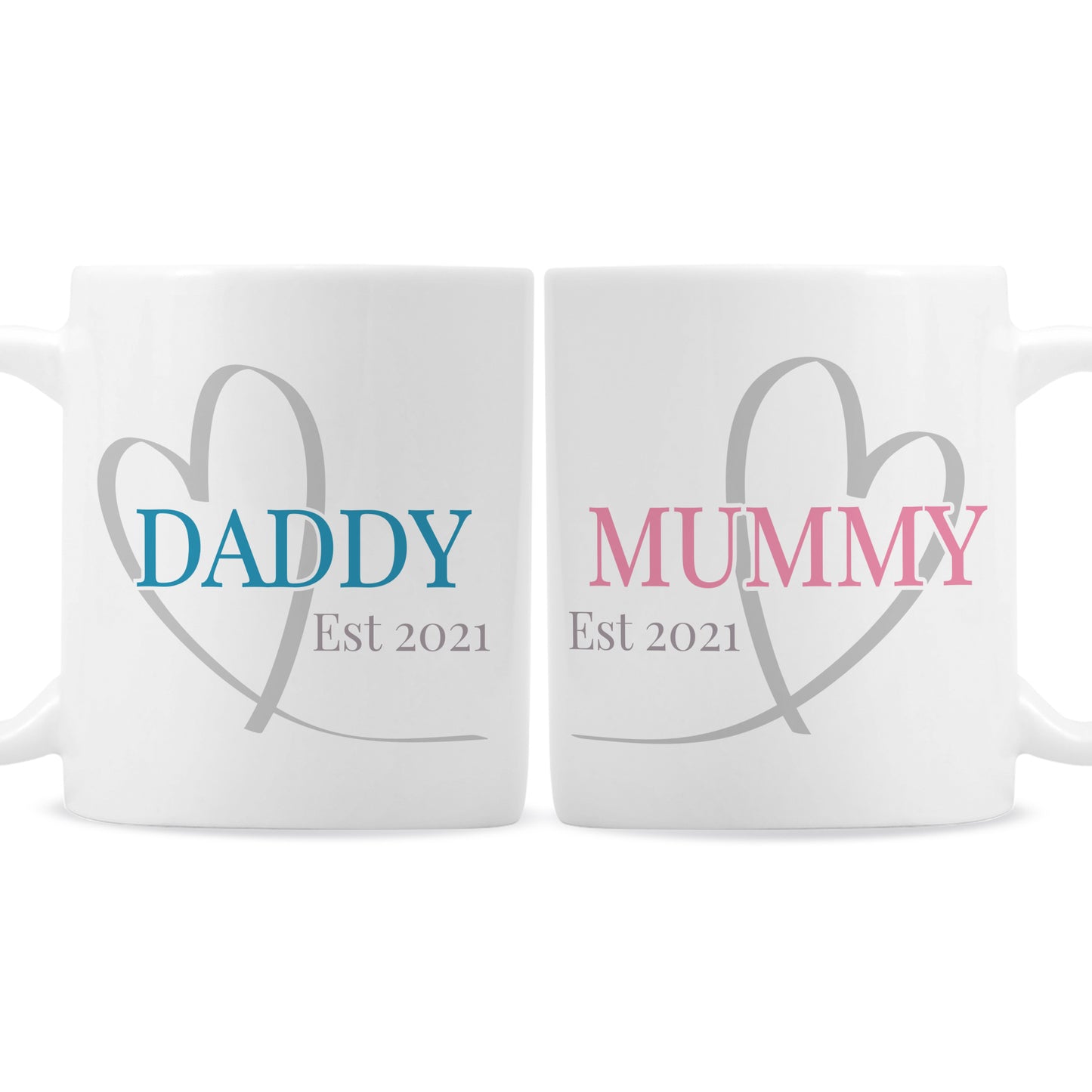 Personalised Mummy & Daddy Mug Set - image 2