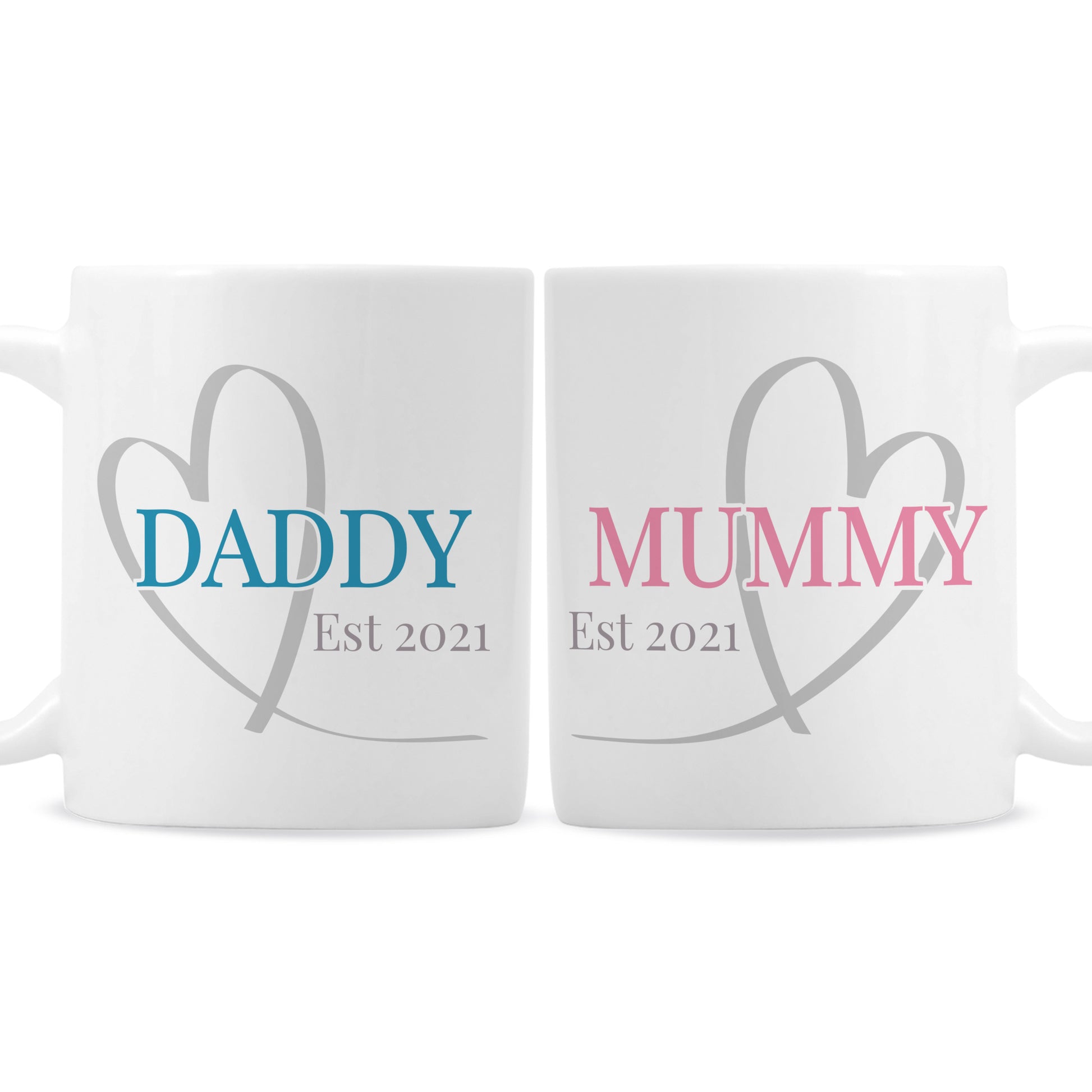 Personalised Mummy & Daddy Mug Set - image 2
