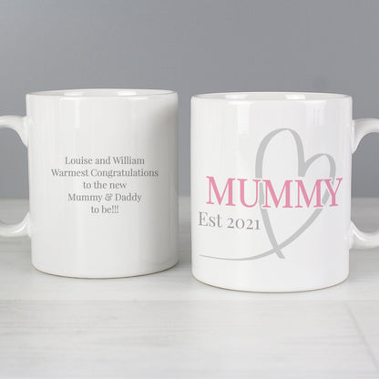 Personalised Mummy & Daddy Mug Set - image 4