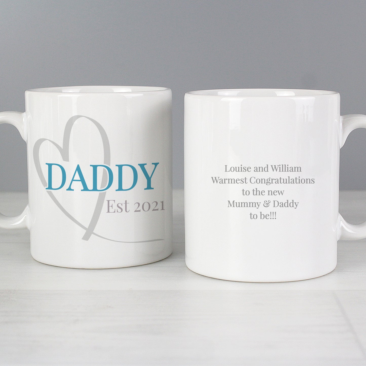 Personalised Mummy & Daddy Mug Set - image 5