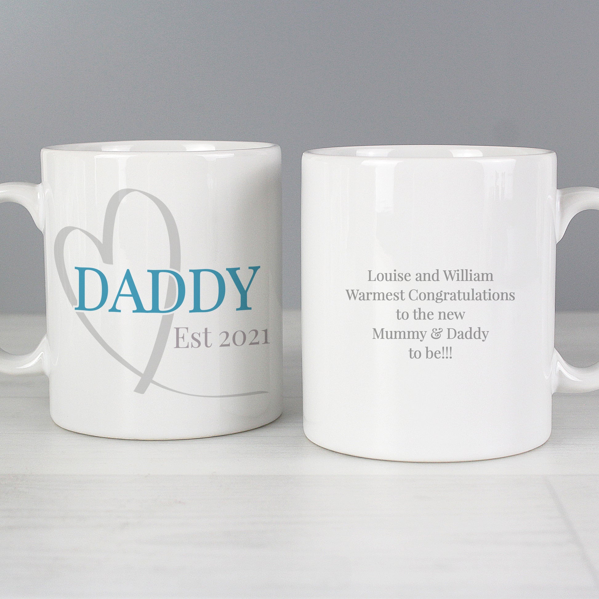 Personalised Mummy & Daddy Mug Set - image 5