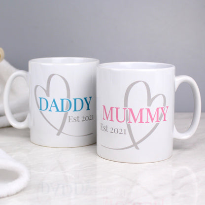 Personalised Mummy & Daddy Mug Set - image 6
