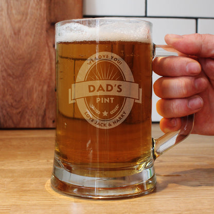 Personalised Beer Label Pint Stern Tankard - image 2
