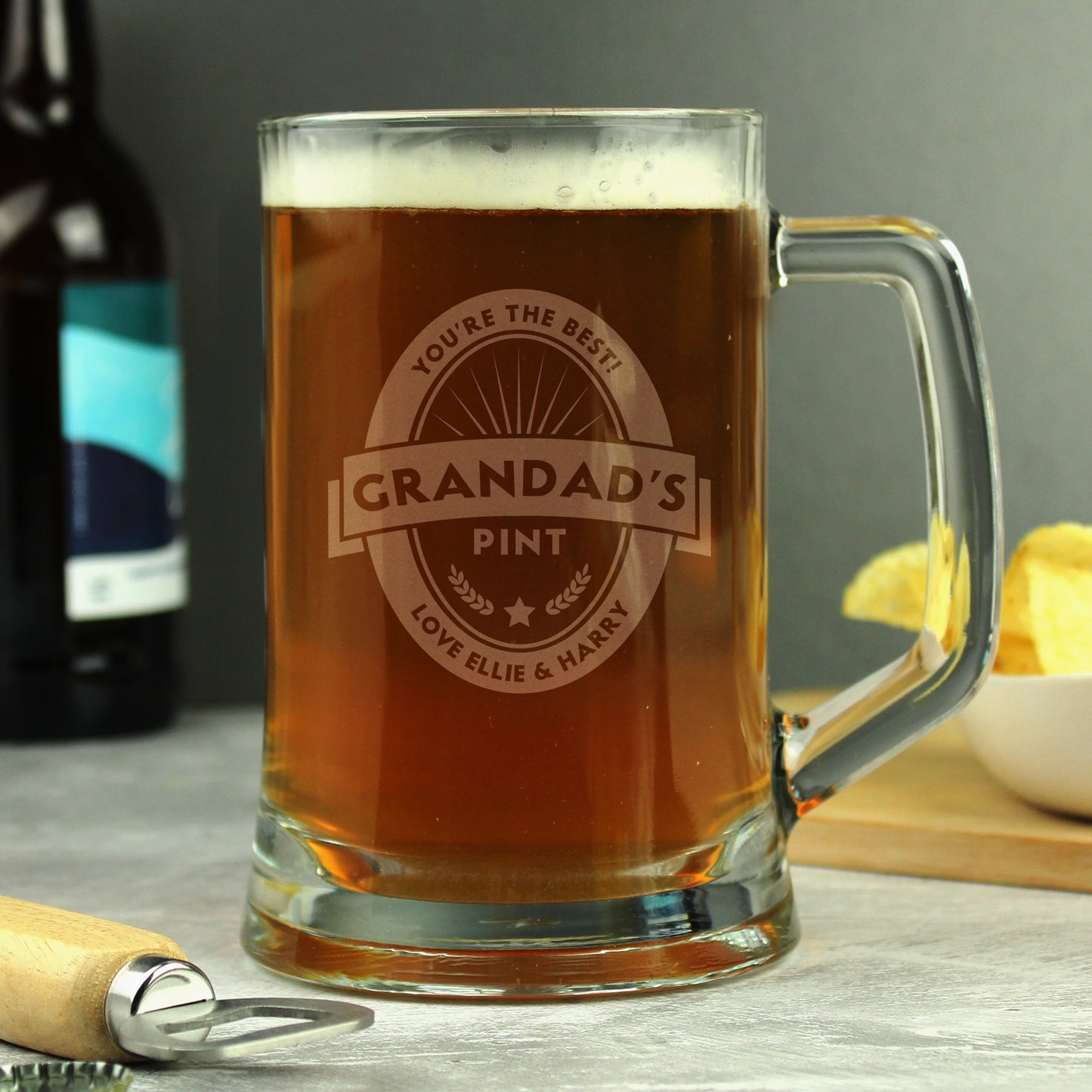 Personalised Beer Label Pint Stern Tankard - image 4