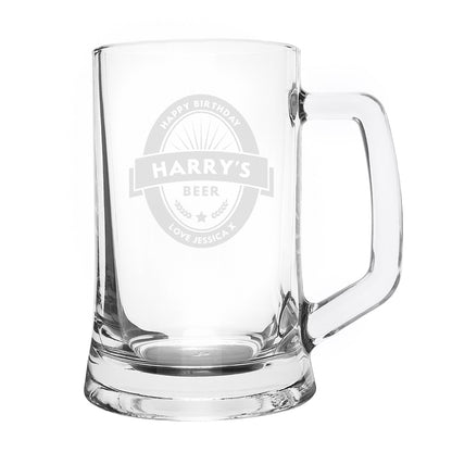 Personalised Beer Label Pint Stern Tankard - image 5