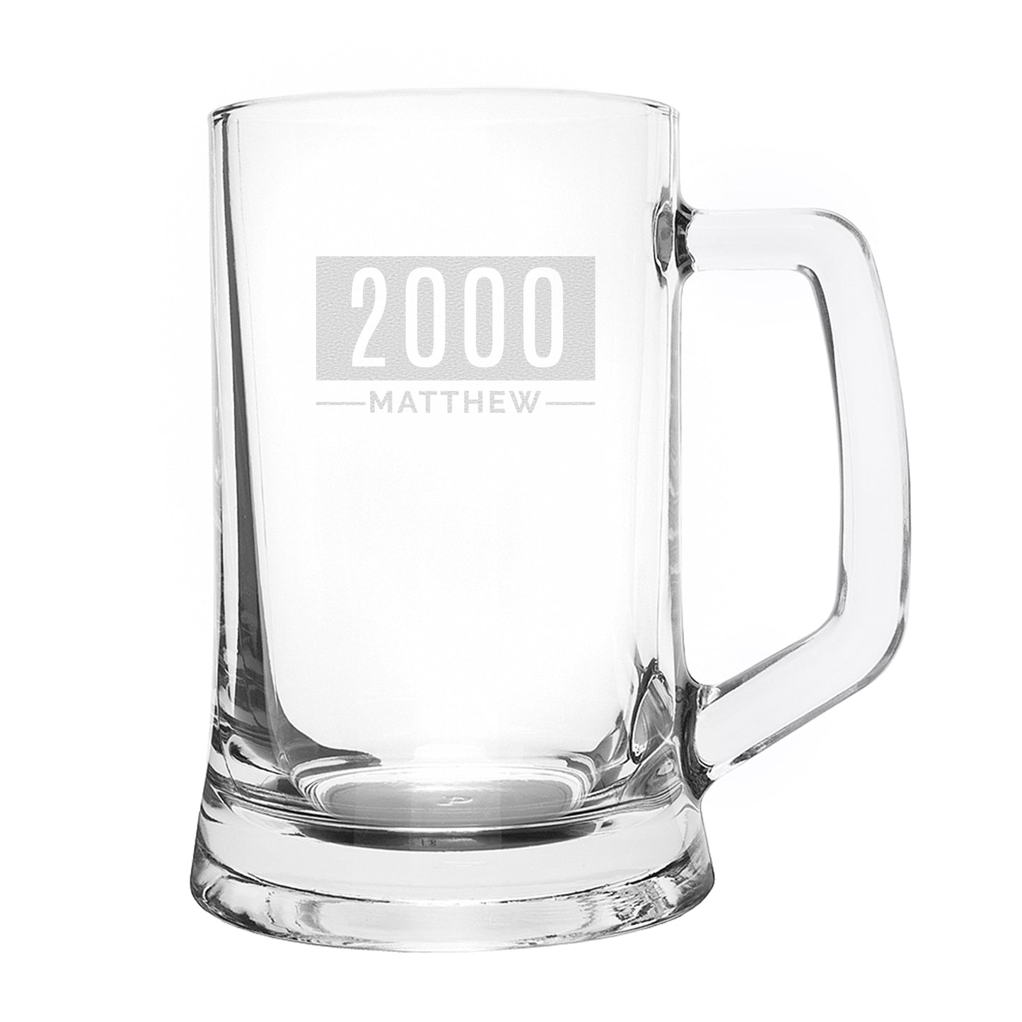 Personalised Name & Date Pint Stern Tankard - image 5