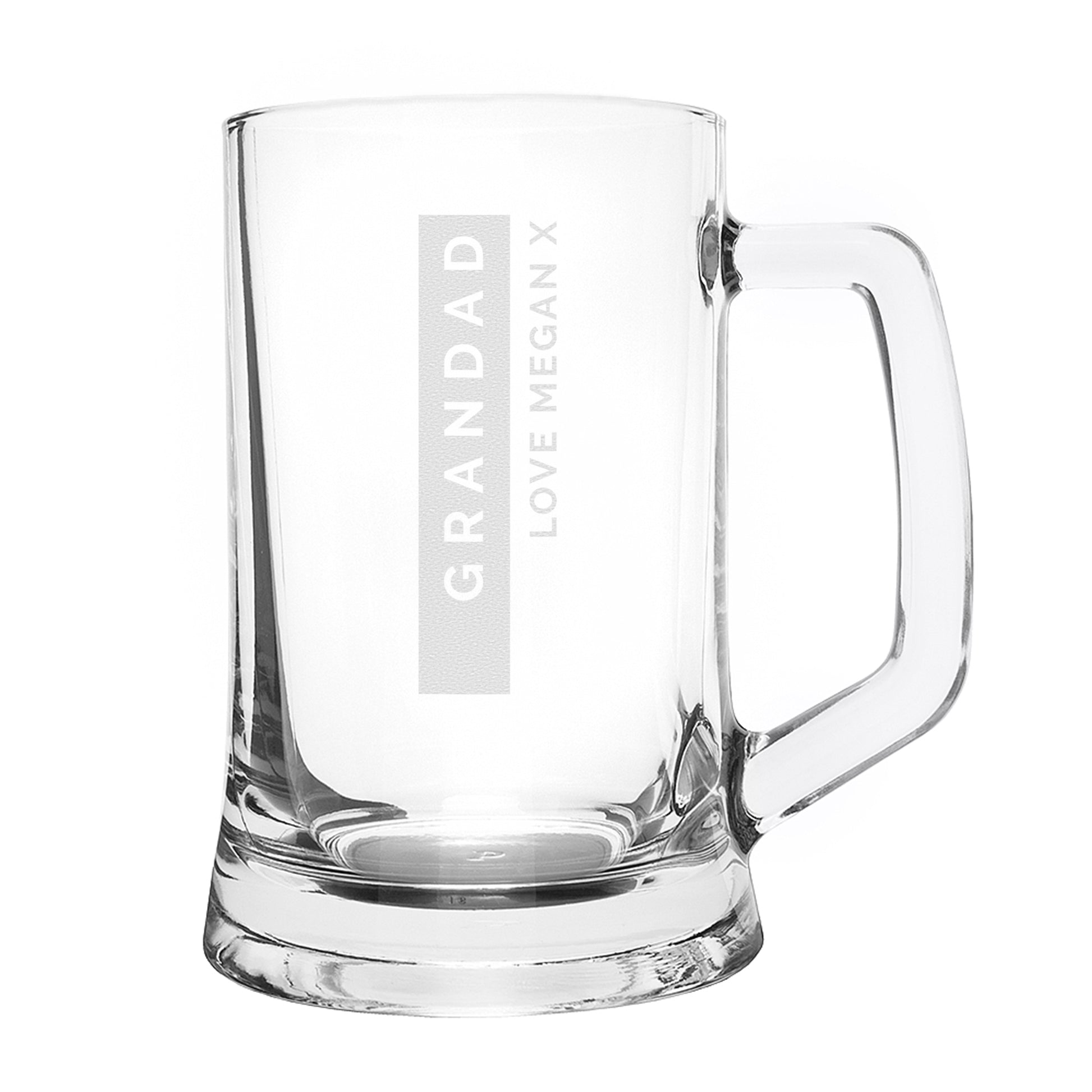 Personalised Free Text Stripe Pint Stern Tankard - image 5