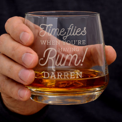 Personalised Time Flies When You're Having Rum Tumbler - image 2