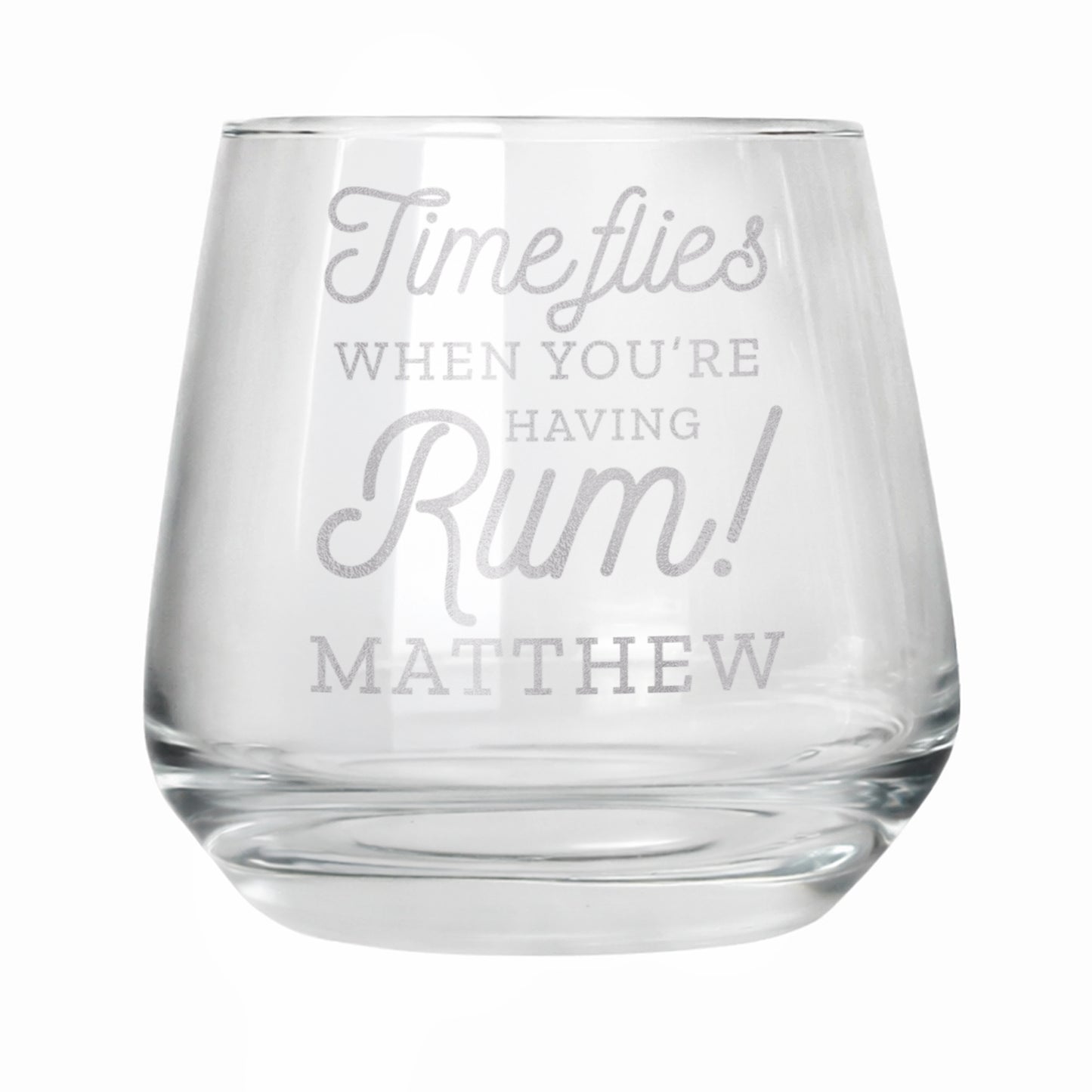 Personalised Time Flies When You're Having Rum Tumbler - image 5