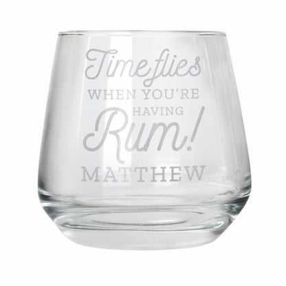Personalised Time Flies When You're Having Rum Tumbler - image 5