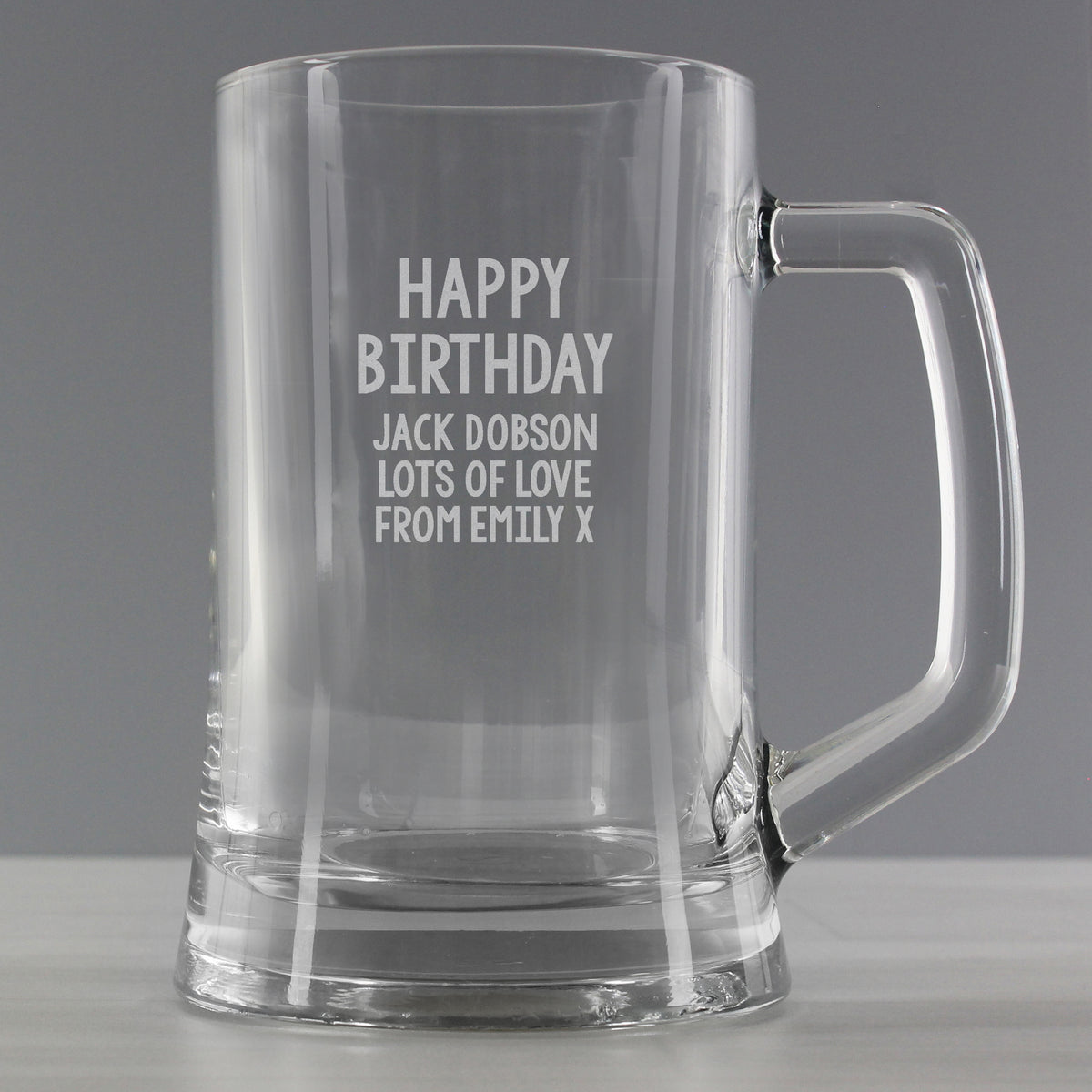Personalised Free Text Pint Stern Tankard - image 3