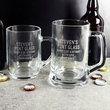 Personalised Free Text Pint Stern Tankard - image 7