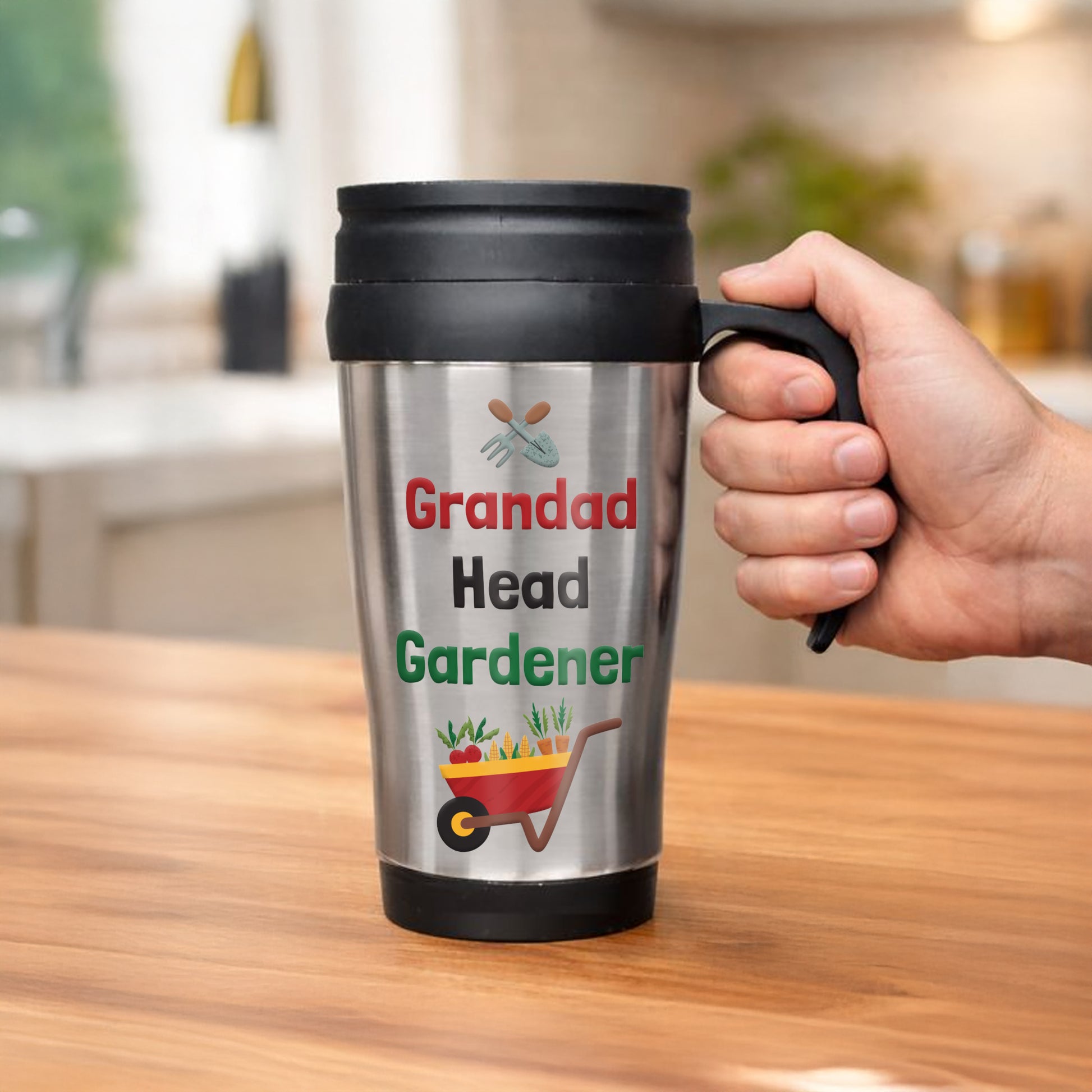 Personalised Head Gardener Travel Mug - image 2