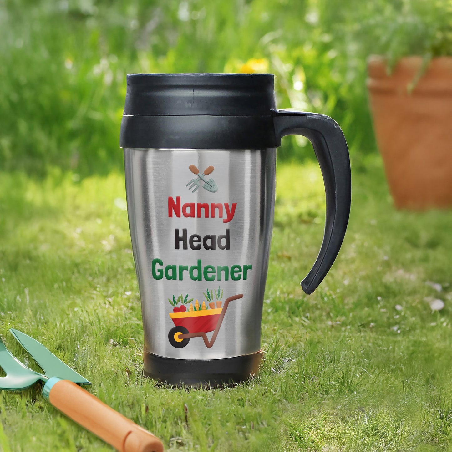 Personalised Head Gardener Travel Mug - image 3