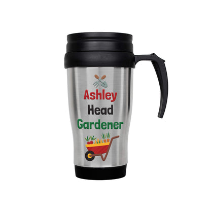 Personalised Head Gardener Travel Mug - image 4