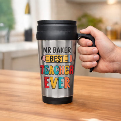 Personalised Best Teacher Thermal Mug - image 2