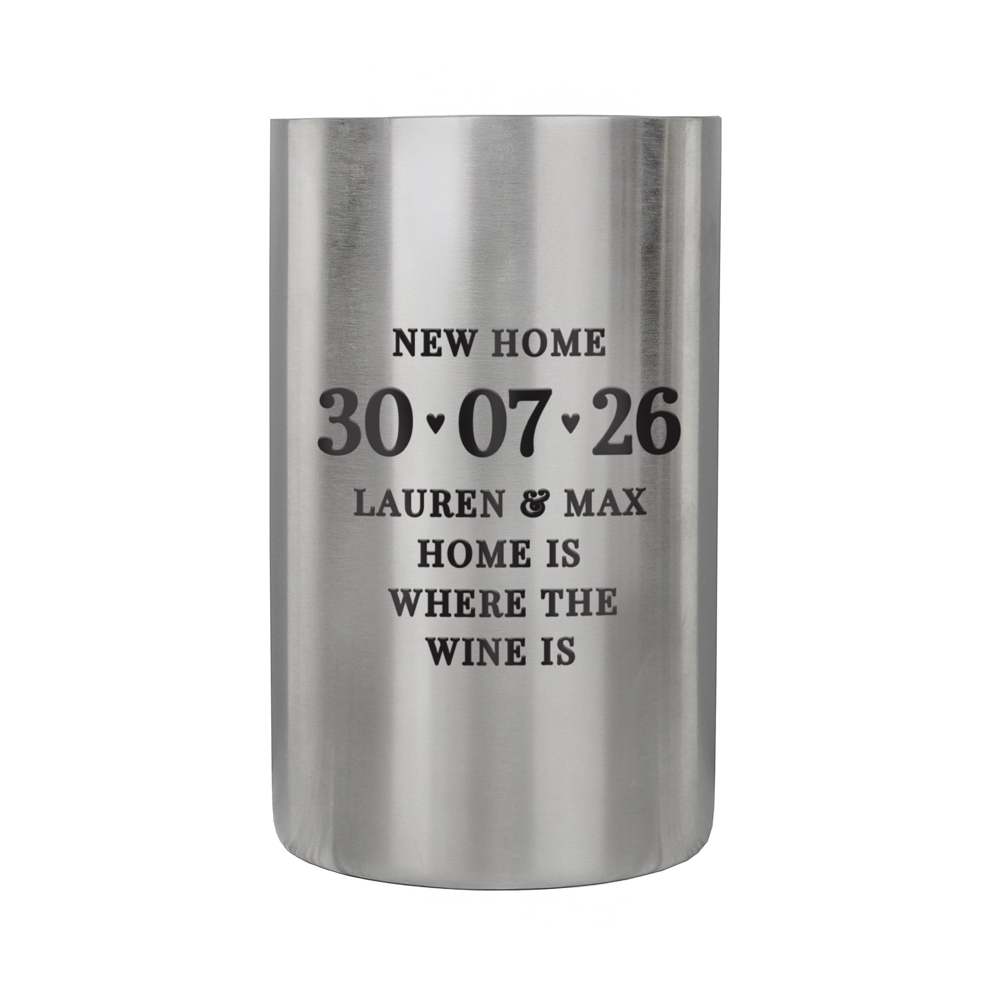 Personalised Big Date Wine Cooler - image 4