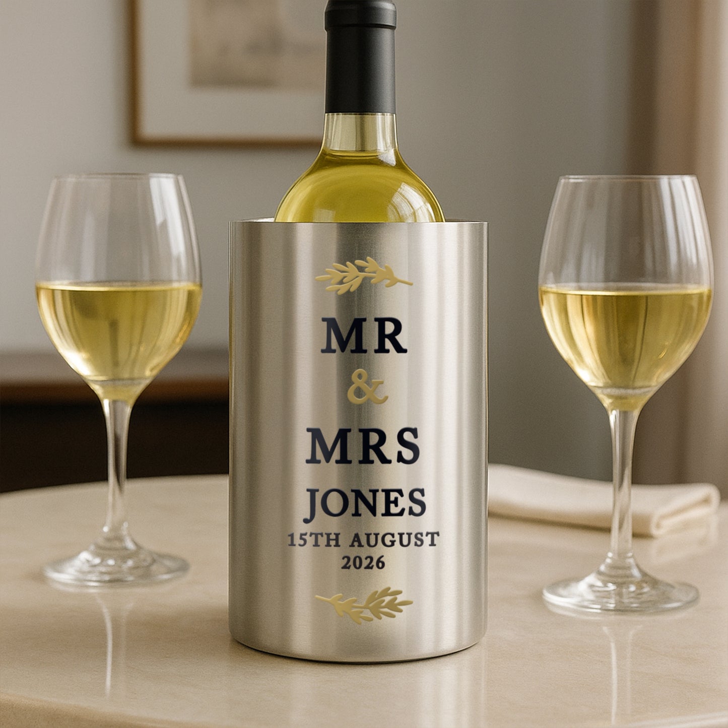 Personalised Couples Wine Cooler - image 2