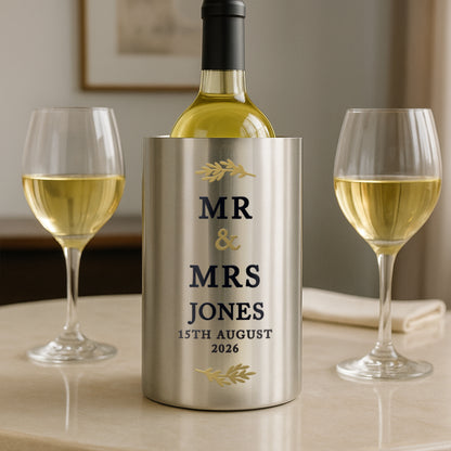 Personalised Couples Wine Cooler - image 2