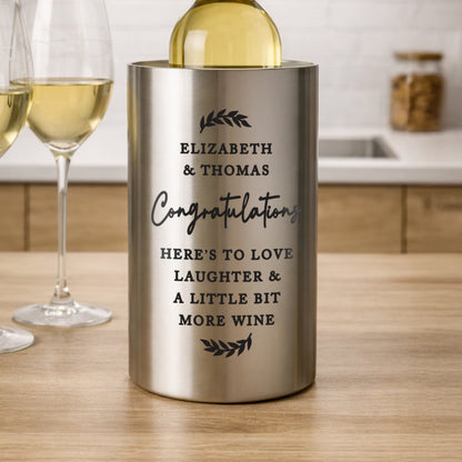 Personalised Free Text Wine Cooler - image 2
