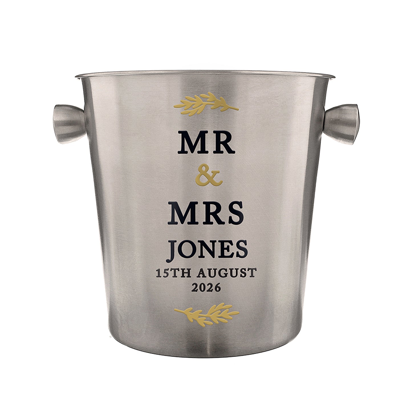 Personalised Couples Stainless Steel Ice Bucket - image 4