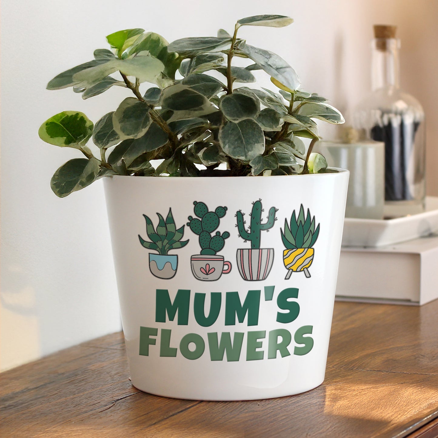 Personalised Big Text Large Plant Pot from Heartfelt Gifts