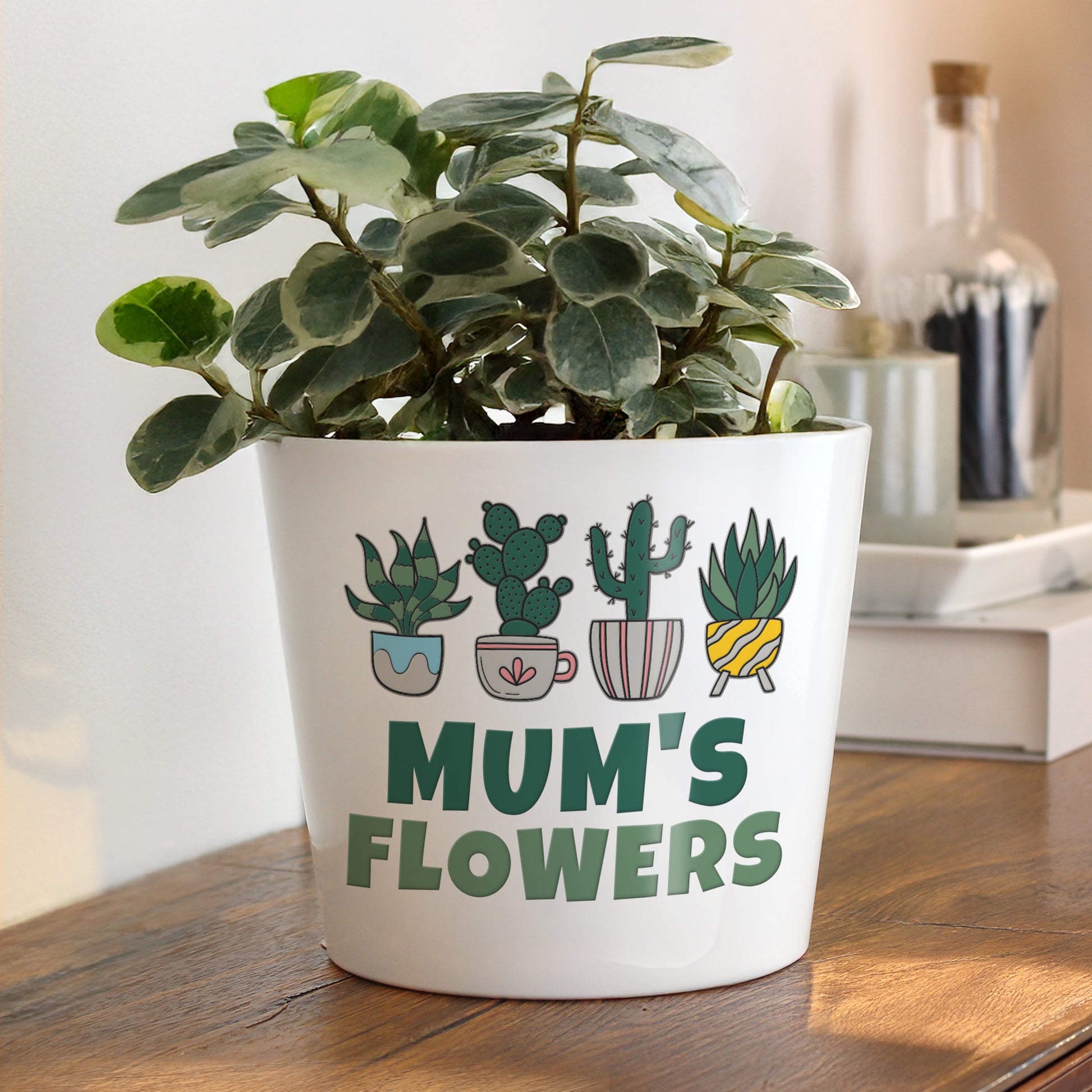 Personalised Big Text Large Plant Pot from Heartfelt Gifts