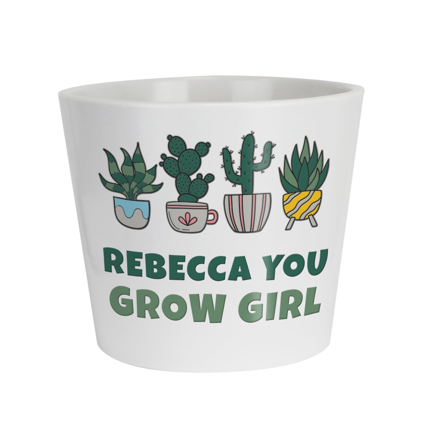 Personalised Big Text Large Plant Pot - image 4