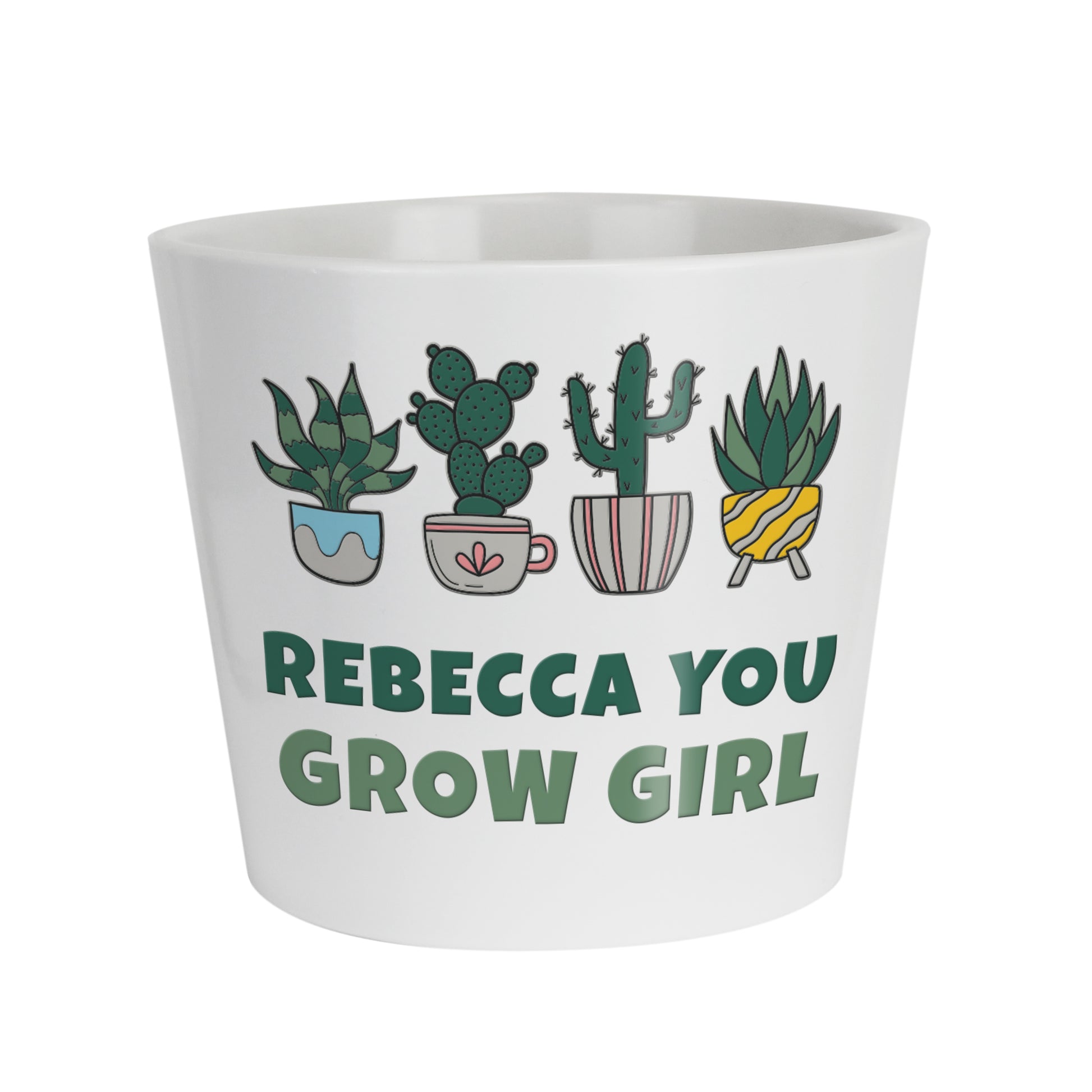 Personalised Big Text Large Plant Pot - image 4