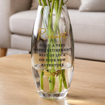 Personalised Free Text Bullet Vase from Heartfelt Gifts