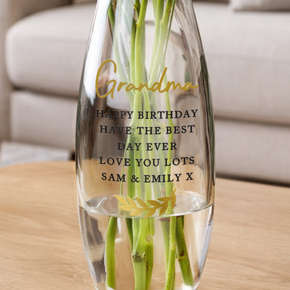 Personalised Free Text Bullet Vase - image 3