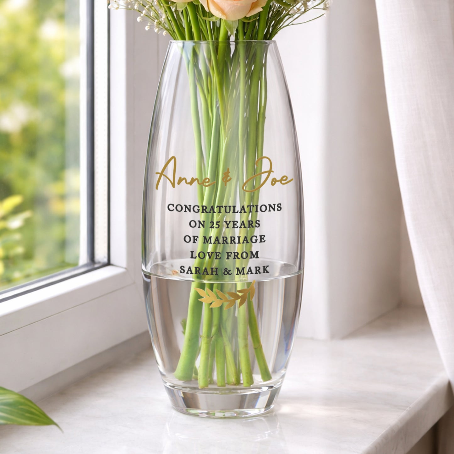 Personalised Free Text Bullet Vase - image 6