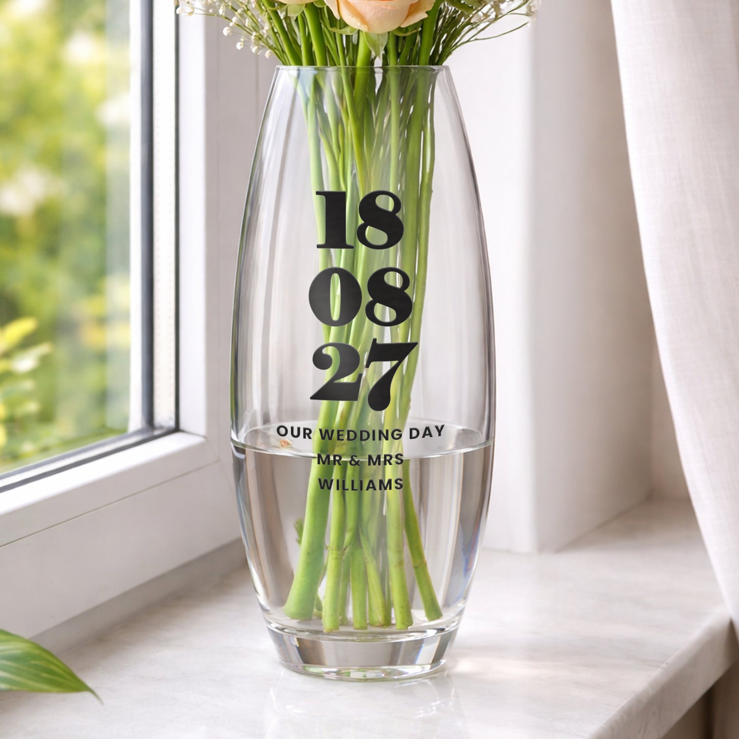Personalised Special Date Bullet Vase - image 6