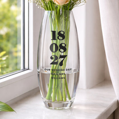 Personalised Special Date Bullet Vase - image 6