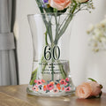 Personalised Floral Big Age Waisted Vase from Heartfelt Gifts