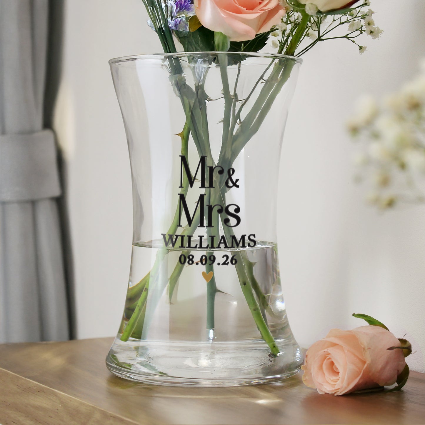 Personalised Couples Waisted Vase - image 4