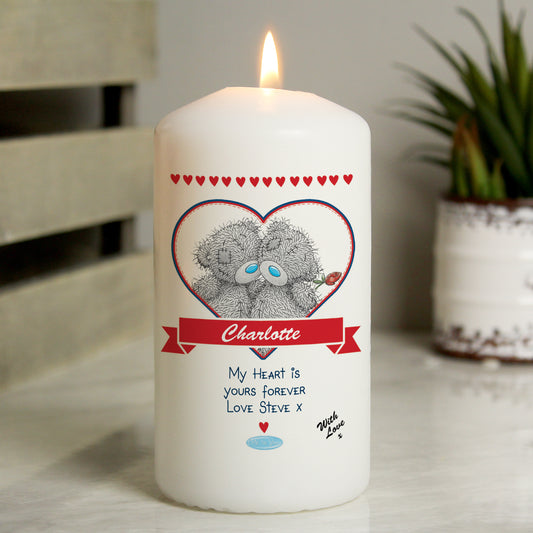 Personalised Me to You Couple Pillar Candle from Heartfelt Gifts