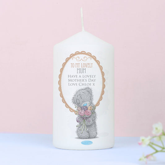 Personalised Me to You Flowers Pillar Candle For Her from Heartfelt Gifts