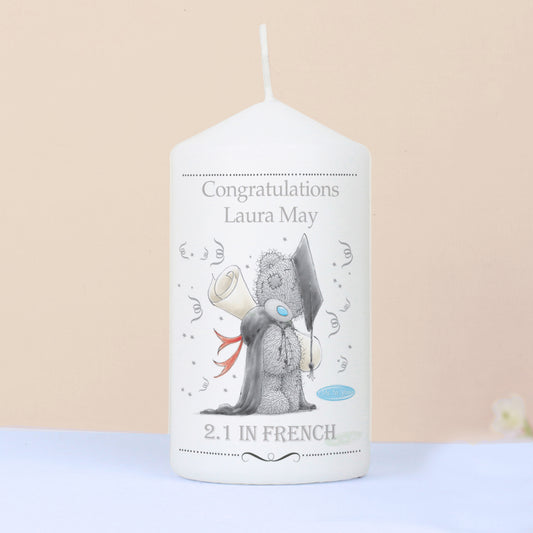 Personalised Me to You Graduation Pillar Candle from Heartfelt Gifts