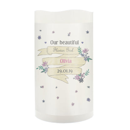 Personalised Garden Bloom LED Candle - image 7