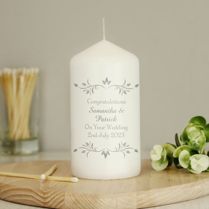 Personalised Sentiments Pillar Candle - image 3