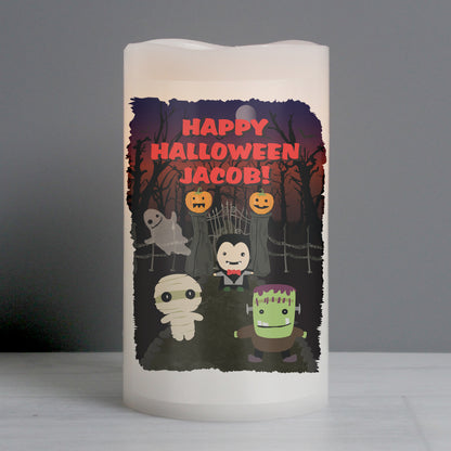 Personalised Halloween LED Candle from Heartfelt Gifts