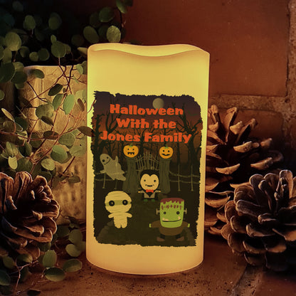 Personalised Halloween LED Candle - image 8