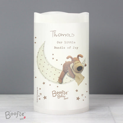 Personalised Boofle Baby Nightlight LED Candle from Heartfelt Gifts