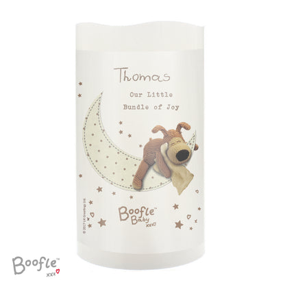 Personalised Boofle Baby Nightlight LED Candle - image 2