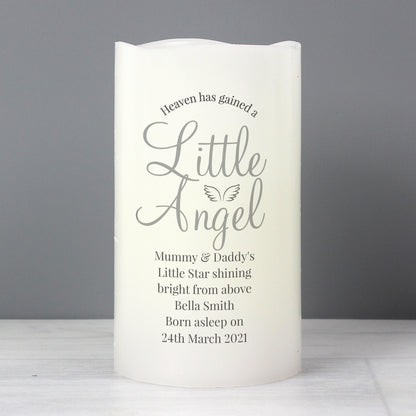 Personalised Little Angel LED Candle - image 4
