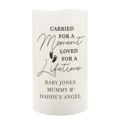 Personalised Carried For A Moment Led Candle - image 2