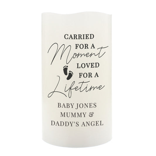 Personalised Carried For A Moment Led Candle - image 2